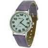 Ravel Unisex Classic Big Dial Purple Leather Strap Watch R0105.13.17A - Image 3