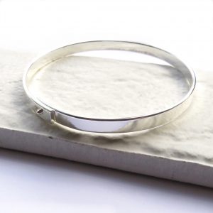 Silver Thin Bangle - 5990