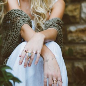 Silver Leaf Bangle 6022