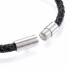 Men's Tigers Eye Leather Bracelet - Image 2