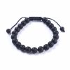 Men's Black Agate Bracelet - Image 2