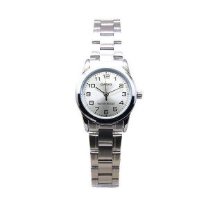 Casio Women's Analogue Stainless Steel Easy Reader Silver Dial Watch - LTP-V001D-7BUDF