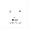 Mum Thanks For Being My Best Friend - Earrings & Message Card - Image 3