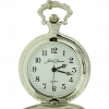 Jakob Strauss Open Window Classic Silver Tone & 12 Inch Brass Chain Pocket Watch - CLEARANCE NEEDS RE-BATTERY - Image 2