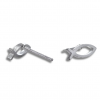 Christian Fish Stud Earrings - Image 2