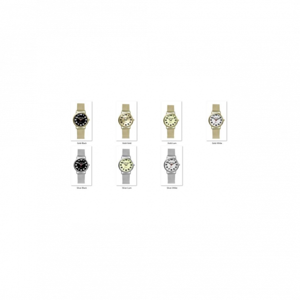 PELEX Mens Basic Expander Bracelet Quartz Watch PLX-027 Available Multiple Colour