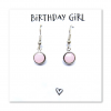 Birthday Girl Earrings & Card - Image 3