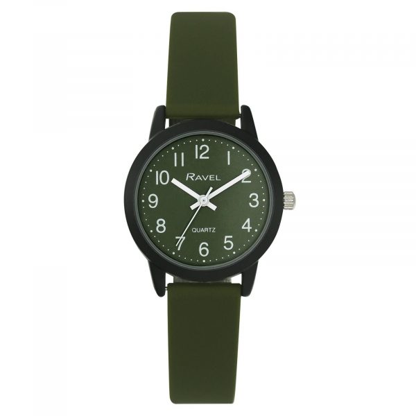 Ravel Ladies & Girls Sports Green Silicone Watch R1813.21