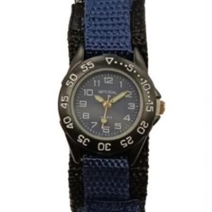 Imperial Children Girls & Boys Blue Mini Dial with Velcro Strap Easy Fasten Watch IMP428B CLEARANCE NEEDS RE-BATTERY