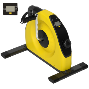 SPORTNOW Mini Exercise Bike, Under Desk Bike for Legs, Arms Workout