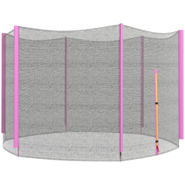 SPORTNOW 10ft Trampoline Net Replacement Safety Net with Zipped Door