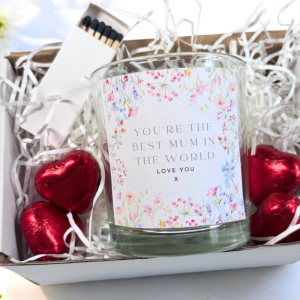 Best Mum Candle Gift Set | Birthday Gift for Mums | Message Candle For Granny | Mothers Day Hamper UK | Gran Mothers Gift | Mum Gift Box