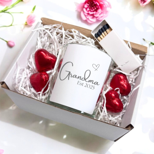 Grandma Est. 2025 Candle Gift Set |
