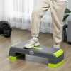 HOMCOM Aerobic Step Three-Level Adjustable Exercise Stepper for Home, Office - Image 2